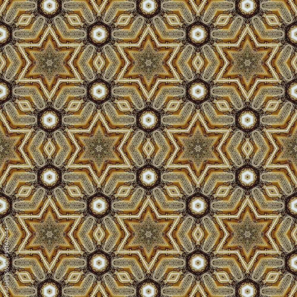 Pattern for background design. Arabesque ethnic texture. Geometric stripe ornament cover photo. Repeated pattern design for Moroccan textile print. Turkish fashion for floor tiles and carpet