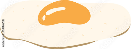 Isolated Sunny Side Up Hand Drawn