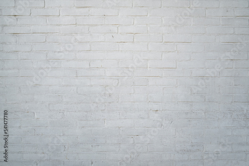 Background from a white painted brick wall 