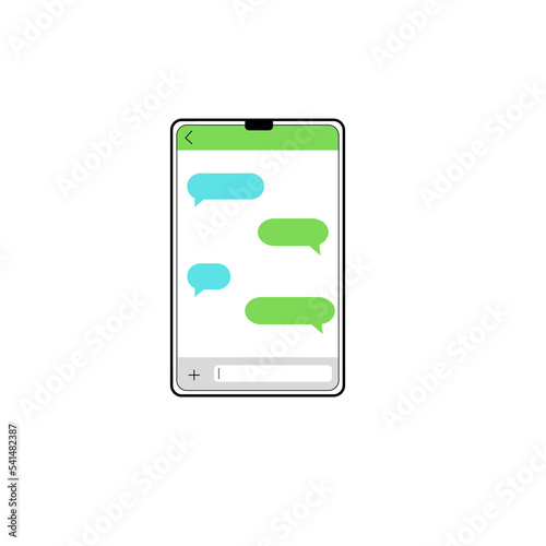 Phone with chat