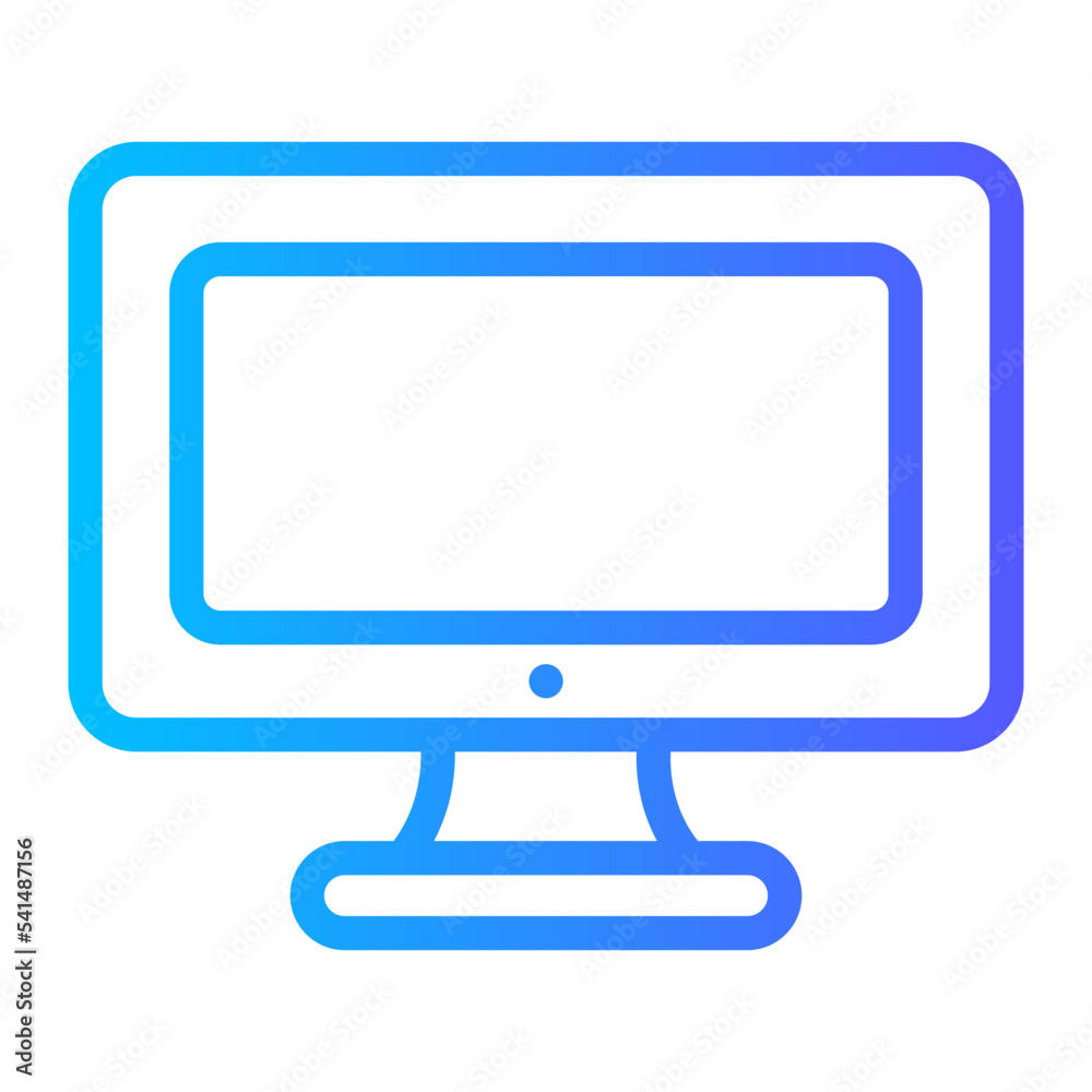 computer gradient icon computer gradient icon