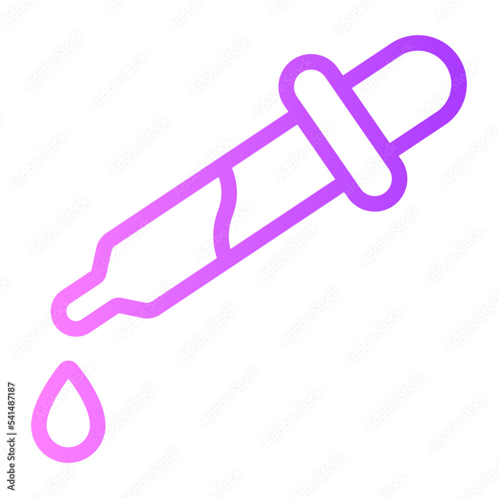 Eyedropper gradient icon