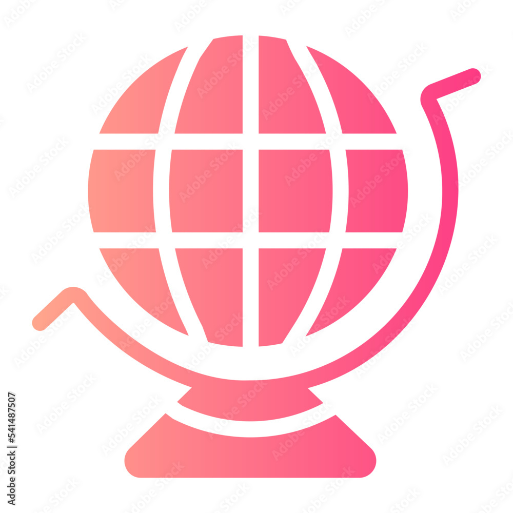 globe gradient icon