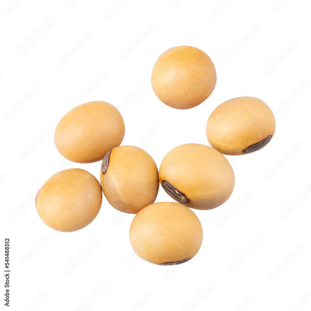 Close up Soybean isolated on an alpha background.