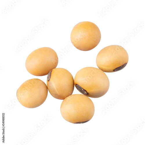 Close up Soybean isolated on an alpha background. photo