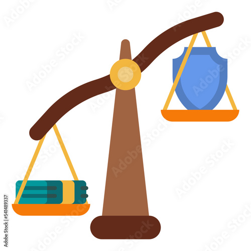 risk flat icon