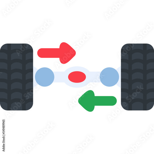 Wheel Alignment Icon