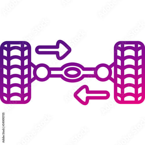 Wheel Alignment Icon