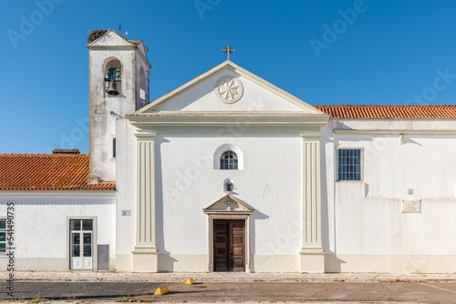 Building of the Municipal Chamber of Vendas Novas in the district of Evora, Portugal photo