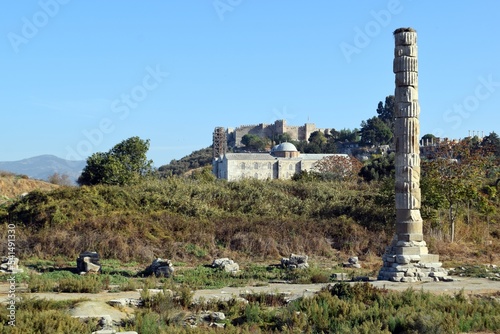 The place where the famous temple of Artemis in Ephesus was located