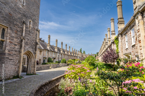 The Bishop's Palace and accompanying Bishops House at Wells in the English county of Somerset, is adjacent to Wells Cathedral and has been the home of the Bishops of the Diocese of Bath and Wells for 