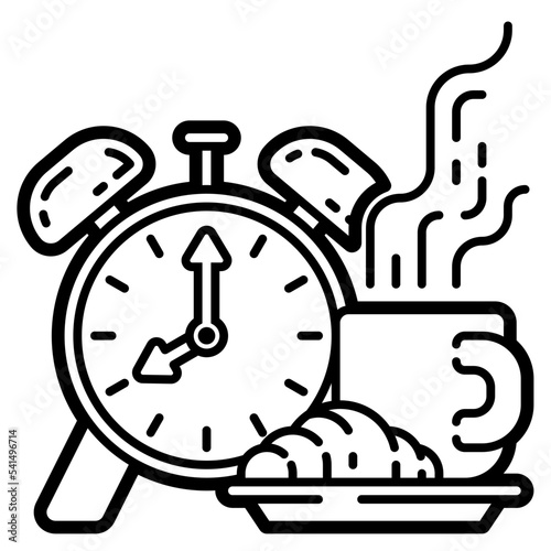 coffee line icon