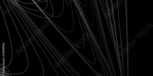 Modern black background with white lines design