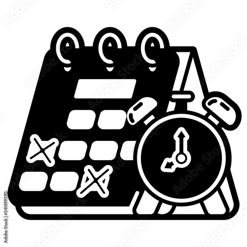 schedule glyph icon photo