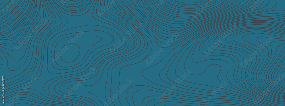 The stylized blue abstract topographic map with lines and circles background. Topographic map and place for texture. Topographic gradient linear background with copy space. The stylized blue abstract topographic map with lines and circles background. Topographic map and place for texture. Topographic gradient linear background with copy space.