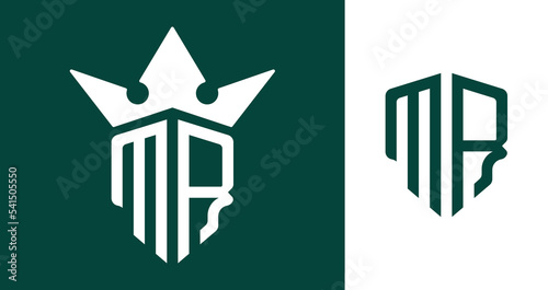 Creative Initial Letters MR Logo Designs.