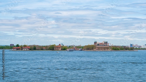 Ellis Island in New York Harbor © Randy Runtsch