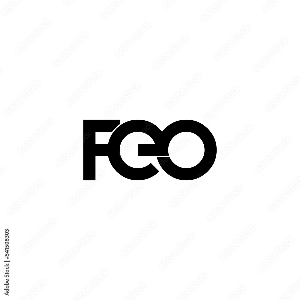 feo lettering initial monogram logo design feo lettering initial monogram logo design