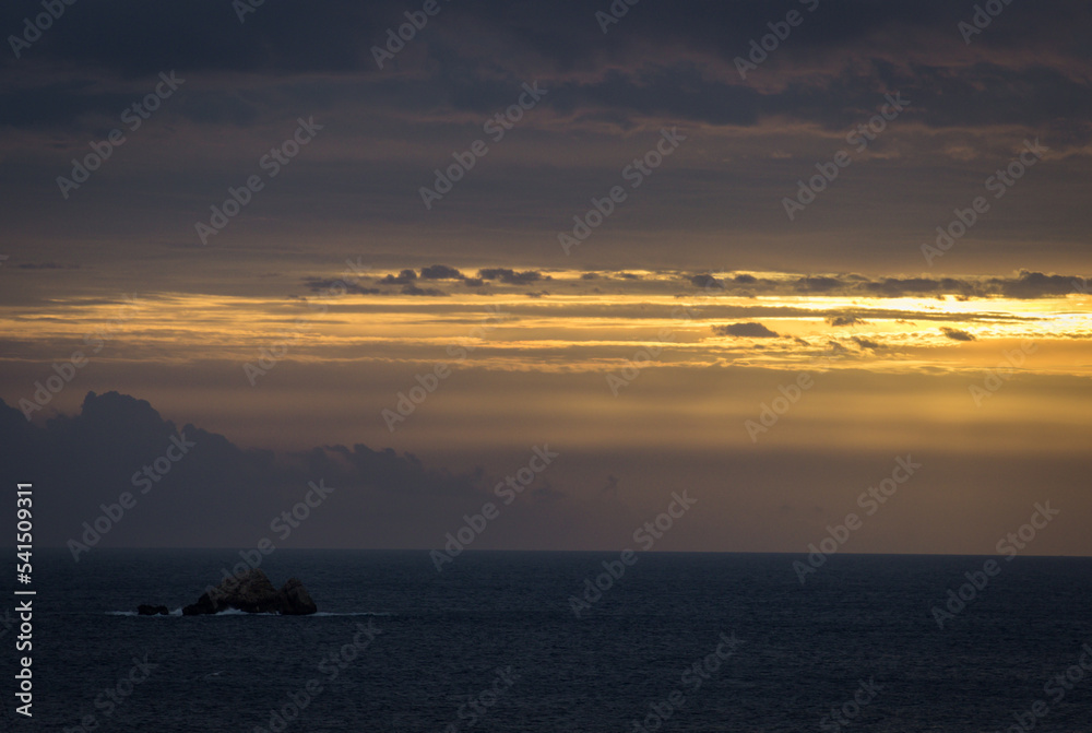 Sunrise in Cala Ratjada in Mallorca (Spain) Sunrise in Cala Ratjada in Mallorca (Spain)