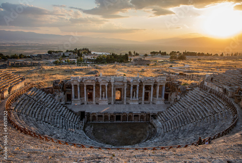 hierapolis ancient theatre photo