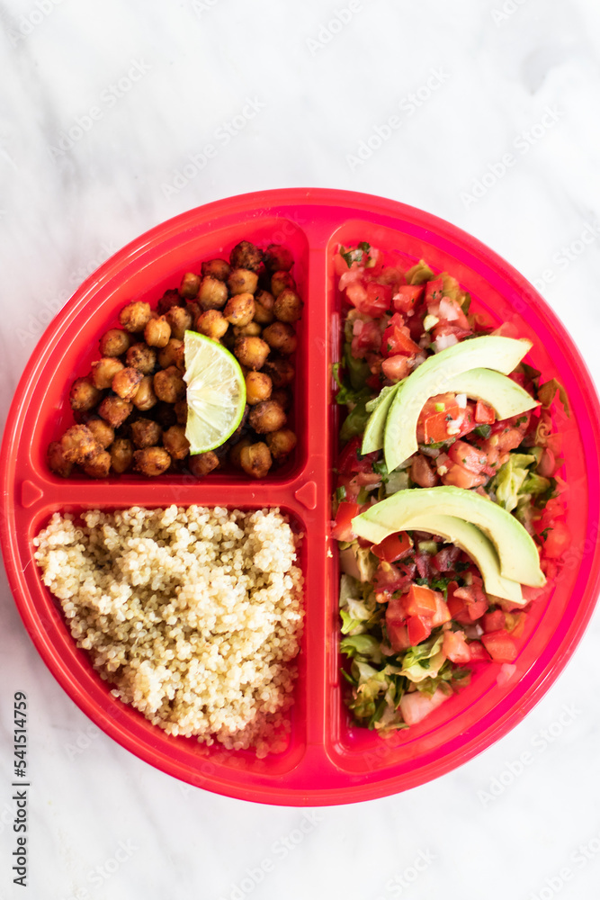 Vegan Quinoa Chickpea Taco Salad Vegan Quinoa Chickpea Taco Salad