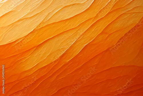 Orange background texture, light design of different shapes and beautiful pattern art