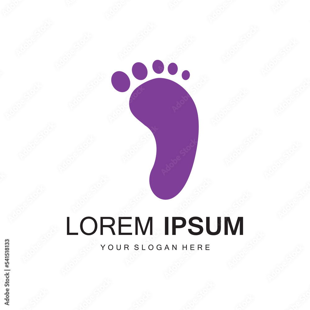 foot Logo Template vector icon