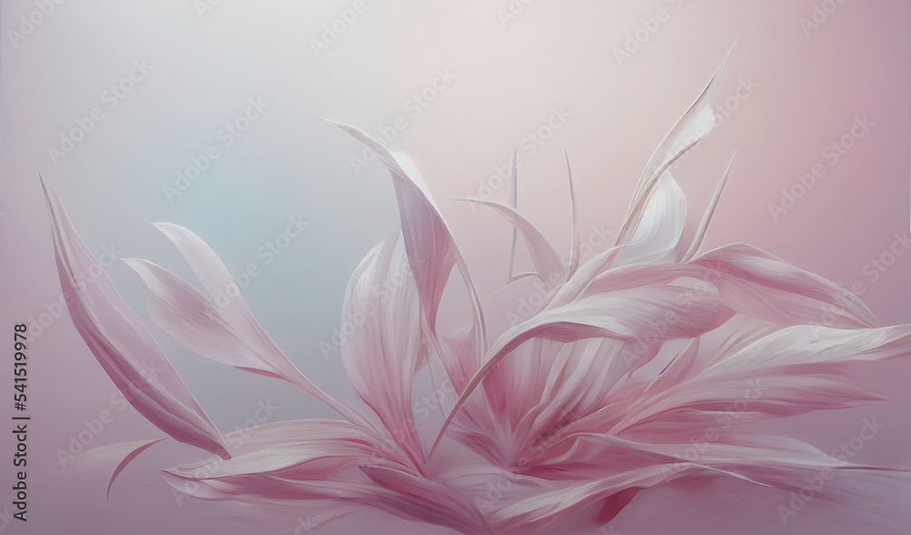 Pink floral background texture, soft pastel colors  beautiful flower illustration, love of spring, romantic wallpaper