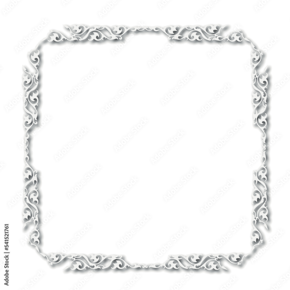 Frame, in the style of an ornament, Vector illustration eps 10, Art. Frame, in the style of an ornament, Vector illustration eps 10, Art.
