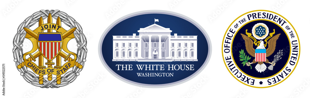 Vector identification badge of the United States Joint Chiefs of Staff