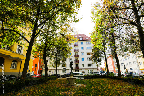 ohenzollerplace in Munich, Schwabing photo