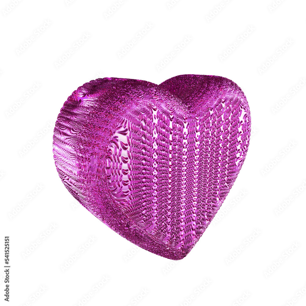 Ribbed purple heart StockIllustration Adobe Stock