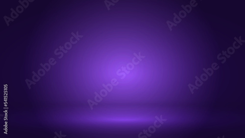 Purple empty room studio or Interior gradient used for background and display your product. vector design.