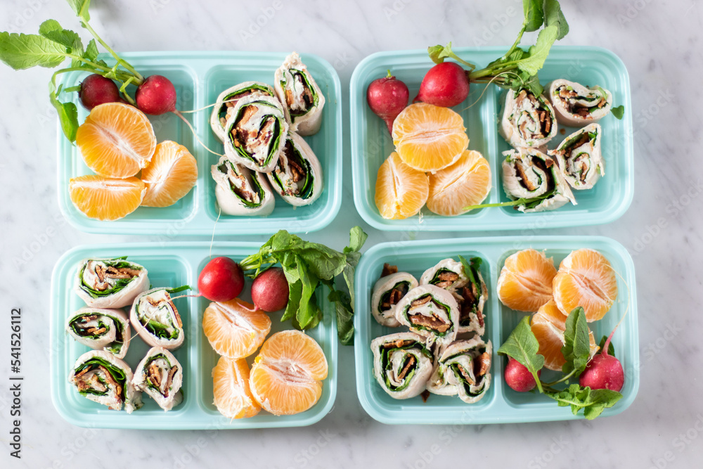 Turkey Bacon Ranch Snack Boxes Turkey Bacon Ranch Snack Boxes