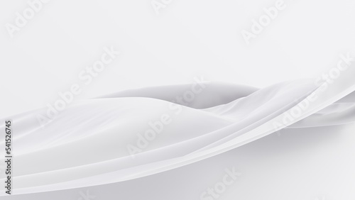 White lightweight fabric. 