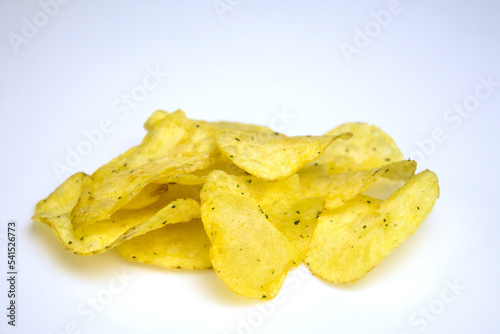 Potato chips with spices