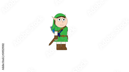 Elf Man Puppet for Character Animator