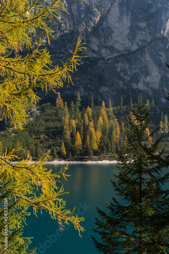 Ausblick auf den Pragser Wildsee