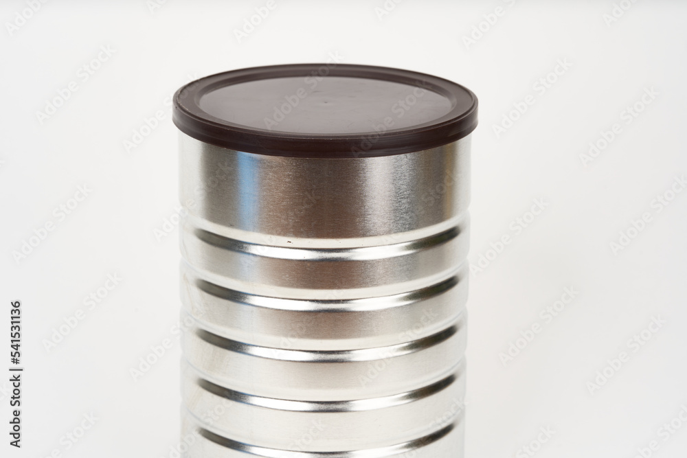 Coffee can isolated on white Coffee can isolated on white