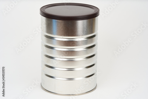 Coffee can isolated on white