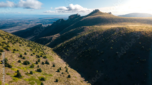Landscape photography in the rocks of Herrera next to Talamantes and Añon del Moncayo, some pointed rocks that make an incredible landscape next to Moncayo, Aragon. Spain.
 photo