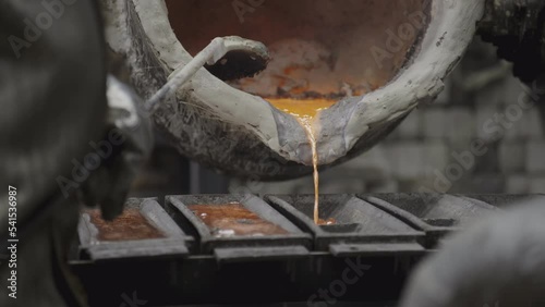 Melting metal in a steel mill