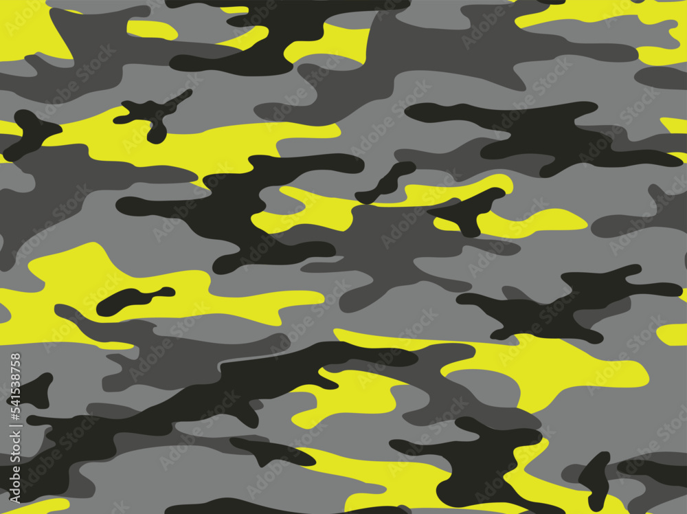 Camouflage seamless pattern of spots. Abstract military camo. Modern ...