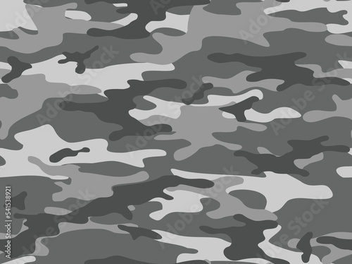 Camouflage seamless pattern of spots. Abstract military camo. Modern print on clothes and fabric Vector