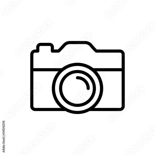 camera photography icon design vector template