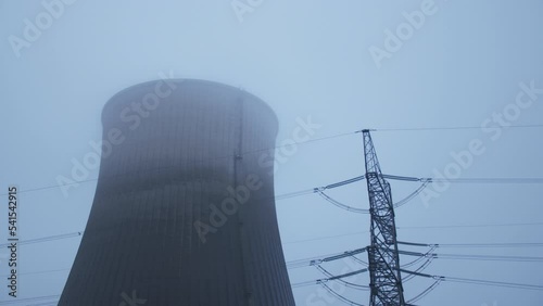 Large industrial tank on industrial area