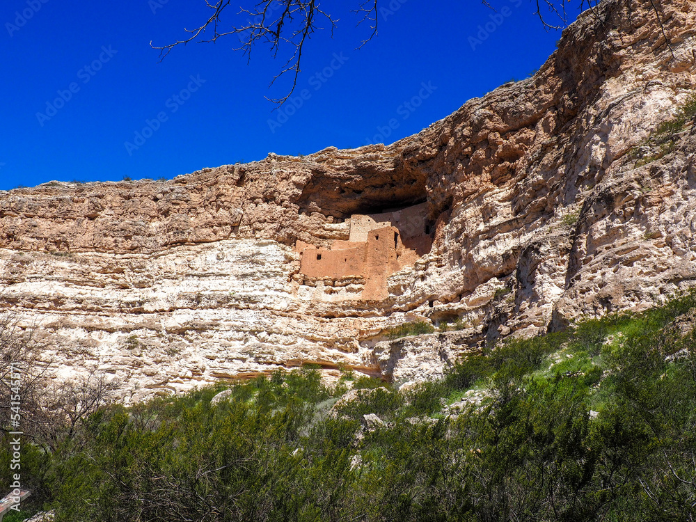 ruins of cliff dwellings