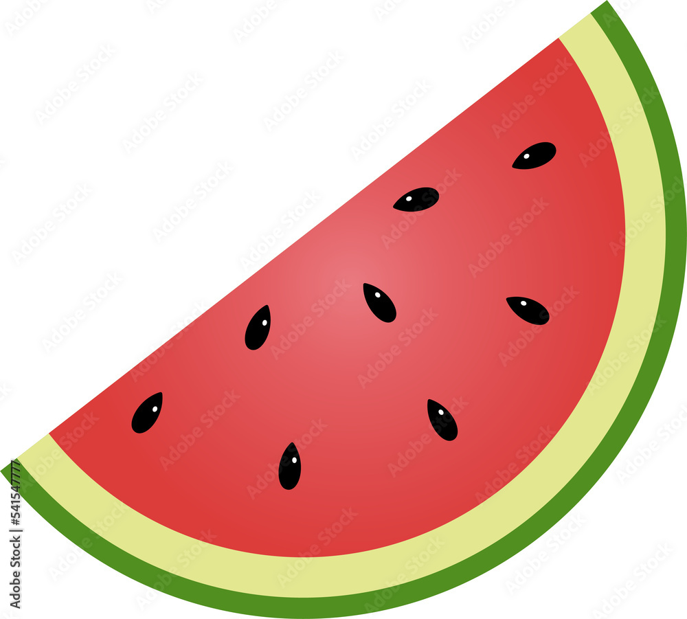 Watermelon on a white background. Illustration Watermelon on a white background. Illustration