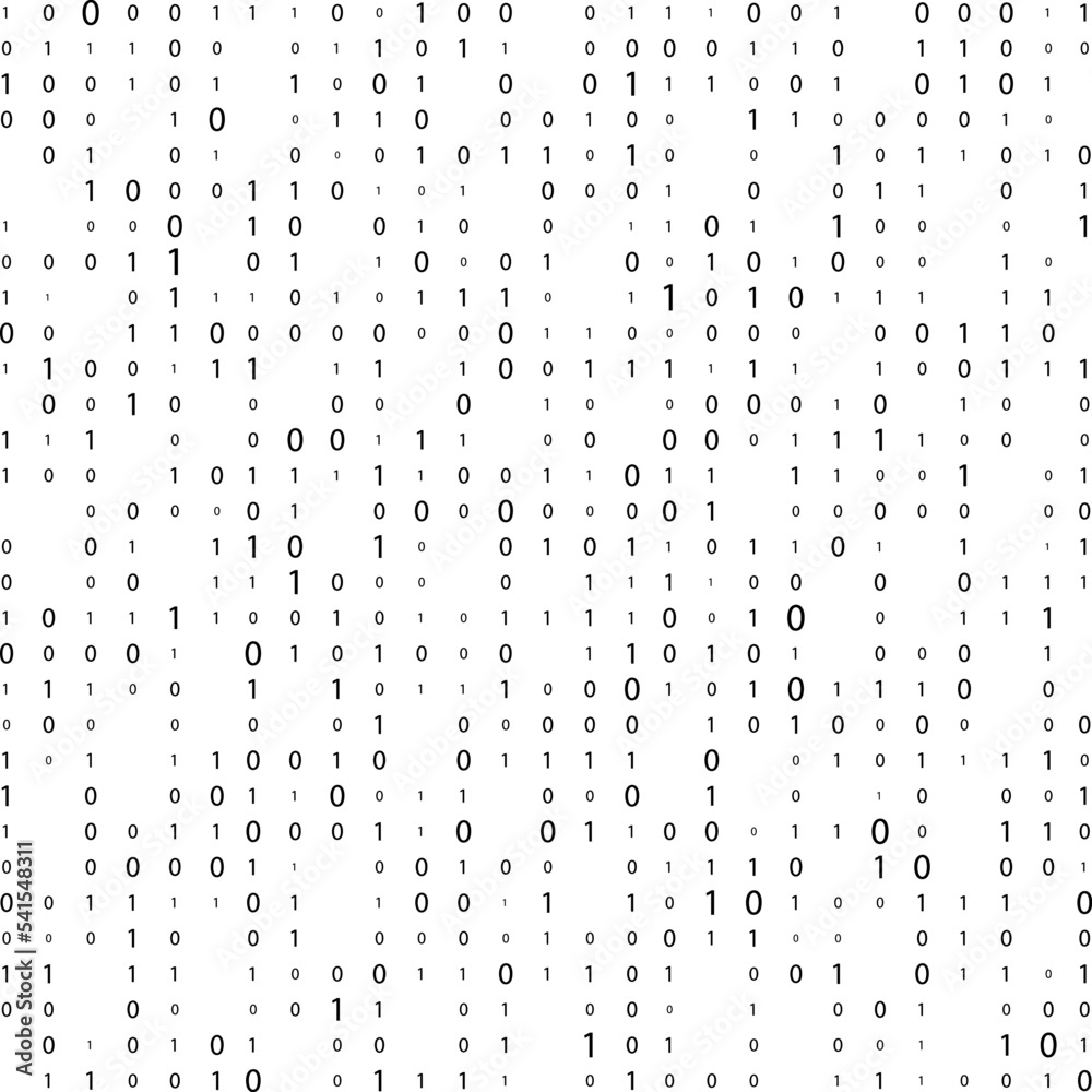 Binary code digital technology background. Digital data stream. Matrix. binary code. - obrazy, fototapety, plakaty 