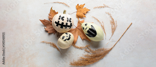 Composition with Halloween ...